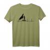 Hydrofoil Wingfoil Kiten Foil Wing Surf Herzschlag T-Shirt – Perfektes Wassersport-Outfit für Kitesurfer, Surfer & Wasserskifahrer im Sommer