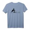 Hydrofoil Wingfoil Kiten Foil Wing Surf Herzschlag T-Shirt – Perfektes Wassersport-Outfit für Kitesurfer, Surfer & Wasserskifahrer im Sommer