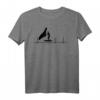 Hydrofoil Wingfoil Kiten Foil Wing Surf Herzschlag T-Shirt – Perfektes Wassersport-Outfit für Kitesurfer, Surfer & Wasserskifahrer im Sommer