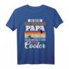 Kitesurfender Papa Cooler T-Shirt – Perfektes Geschenk für Vatertag, Geburtstag & Weihnachten für Kiteboarding Fans