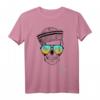 Totenkopf Skull Surfen Palmen Meer Strand Beach Kitesurfen T-Shirt – Perfektes Geschenk für Surfer, Segler & Wassersportler