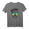 Totenkopf Skull Surfen Palmen Meer Strand Beach Kitesurfen T-Shirt – Perfektes Geschenk für Surfer, Segler & Wassersportler