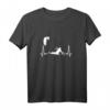 Kitesurfer Herzschlag EKG Kiteboard Surfer Wassersport T-Shirt - Perfektes Geschenk für Wassersportliebhaber zu Weihnachten, Geburtstag & Vatertag