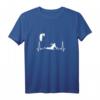 Kitesurfer Herzschlag EKG Kiteboard Surfer Wassersport T-Shirt - Perfektes Geschenk für Wassersportliebhaber zu Weihnachten, Geburtstag & Vatertag