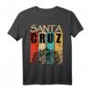 Retro Vintage Santa Cruz Kalifornien Surfer T-Shirt – Perfekte Strand- und Urlaubsmode, ideales Geschenk für Surfer & Wellenliebhaber