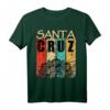 Retro Vintage Santa Cruz Kalifornien Surfer T-Shirt – Perfekte Strand- und Urlaubsmode, ideales Geschenk für Surfer & Wellenliebhaber