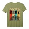 Retro Vintage Santa Cruz Kalifornien Surfer T-Shirt – Perfekte Strand- und Urlaubsmode, ideales Geschenk für Surfer & Wellenliebhaber