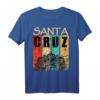 Retro Vintage Santa Cruz Kalifornien Surfer T-Shirt – Perfekte Strand- und Urlaubsmode, ideales Geschenk für Surfer & Wellenliebhaber
