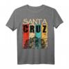 Retro Vintage Santa Cruz Kalifornien Surfer T-Shirt – Perfekte Strand- und Urlaubsmode, ideales Geschenk für Surfer & Wellenliebhaber