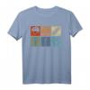 Kletterausrüstung für Outdoor Kletterer T-Shirt - Boulder-Design, Geschenk für Kletterfreunde & Abenteurer