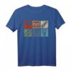 Kletterausrüstung für Outdoor Kletterer T-Shirt - Boulder-Design, Geschenk für Kletterfreunde & Abenteurer
