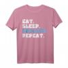 Boulder T-Shirt Eat Sleep Boulder – Lustiges Kletterer Geschenk für Bergsteiger & Boulderer, Perfekt für Kletterausflüge & Bergsteigen