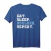 Boulder T-Shirt Eat Sleep Boulder – Lustiges Kletterer Geschenk für Bergsteiger & Boulderer, Perfekt für Kletterausflüge & Bergsteigen