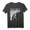 Klettersteiger Kletterer T-Shirt – Der Himmel ist die Grenze im Vintage- und Used-Look für Bergsteiger und Kletterer