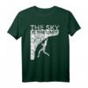 Klettersteiger Kletterer T-Shirt – Der Himmel ist die Grenze im Vintage- und Used-Look für Bergsteiger und Kletterer