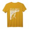 Klettersteiger Kletterer T-Shirt – Der Himmel ist die Grenze im Vintage- und Used-Look für Bergsteiger und Kletterer