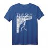 Klettersteiger Kletterer T-Shirt – Der Himmel ist die Grenze im Vintage- und Used-Look für Bergsteiger und Kletterer