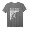 Klettersteiger Kletterer T-Shirt – Der Himmel ist die Grenze im Vintage- und Used-Look für Bergsteiger und Kletterer