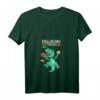 Damen T-Rex Bouldern und Klettern T-Shirt mit V-Ausschnitt – Lustiges Kletterdesign, perfekt als Geschenk für Boulder- und Kletterfans jeden Alters
