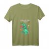 Damen T-Rex Bouldern und Klettern T-Shirt mit V-Ausschnitt – Lustiges Kletterdesign, perfekt als Geschenk für Boulder- und Kletterfans jeden Alters