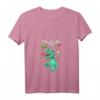 Damen T-Rex Bouldern und Klettern T-Shirt mit V-Ausschnitt – Lustiges Kletterdesign, perfekt als Geschenk für Boulder- und Kletterfans jeden Alters