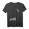 Klettern Evolution T-Shirt – Lustiges Geschenk für Kletterer, Boulder und Freeclimbing Fans