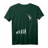 Klettern Evolution T-Shirt – Lustiges Geschenk für Kletterer, Boulder und Freeclimbing Fans