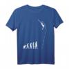 Klettern Evolution T-Shirt – Lustiges Geschenk für Kletterer, Boulder und Freeclimbing Fans