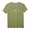 Klettern Boulder Climbing Heartbeat T-Shirt - Perfektes Geschenk für Kletterer, Boulderliebhaber und Bergsteiger für Indoor & Outdoor Abenteuer