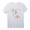 Klettere wie ein Mädchen T-Shirt – Perfektes Geschenk für Kletterer, Bergsteiger und Boulderer zu Weihnachten & Geburtstag