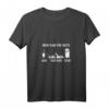 Wandern Mein Plan Für Heute Berge Outdoor Wanderung Klettern T-Shirt mit V-Ausschnitt – Perfekt für Bergsteiger & Wanderer, ideales Geschenk für Outdoor-Fans