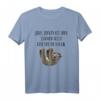 Bouldern Klettern T-Shirt mit Faultier Design – Lustiges Klettershirt für Boulderfans und Kletterabenteurer