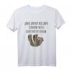 Bouldern Klettern T-Shirt mit Faultier Design – Lustiges Klettershirt für Boulderfans und Kletterabenteurer