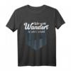 Wer nicht wandert wandern Geschenk - T-Shirt für Wanderer, Bergsteiger & Naturfreunde als perfektes Geschenk für Bergliebhaber