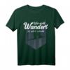 Wer nicht wandert wandern Geschenk - T-Shirt für Wanderer, Bergsteiger & Naturfreunde als perfektes Geschenk für Bergliebhaber