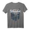 Wer nicht wandert wandern Geschenk - T-Shirt für Wanderer, Bergsteiger & Naturfreunde als perfektes Geschenk für Bergliebhaber