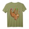 Faultier Klettern Bouldern lustig T-Shirt – Perfektes Geschenk für Kletterer, Boulder-Enthusiasten, Männer, Frauen & Kinder