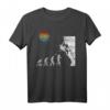 Klettern Bouldern Evolution Bergsteigen Geschenk T-Shirt – Perfekt für Kletterer, Boulderfans & Bergsteiger zu Weihnachten & Geburtstag