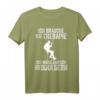 Ich brauche keine Therapie ich muss einfach nur bouldern T-Shirt – Lustiges Kletter- und Boulder-Outfit für Kletterer