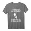 Ich brauche keine Therapie ich muss einfach nur bouldern T-Shirt – Lustiges Kletter- und Boulder-Outfit für Kletterer