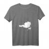 Damen Klettershirt Climber Berge Klettern – Österreichisches Klettersport-Design mit V-Ausschnitt, Perfektes Geschenk für Kletterer und Bergsteiger
