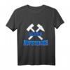 Glück auf Steiger & Aufsteiger Fußball T-Shirt – Knappen Design mit Schlägel und Eisen, ideales Fanartikel-Geschenk für Bergleute und Fußballfans