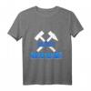 Glück auf Steiger & Aufsteiger Fußball T-Shirt – Knappen Design mit Schlägel und Eisen, ideales Fanartikel-Geschenk für Bergleute und Fußballfans