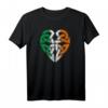 Herzförmiger keltischer Knoten T-Shirt – Traditionelles irisches Design, perfektes Geschenk für Irland-Fans