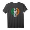 Herzförmiger keltischer Knoten T-Shirt – Traditionelles irisches Design, perfektes Geschenk für Irland-Fans