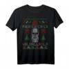Lustiger Wikinger Weihnachts Sweater mit Skull, Valknut & Falalalala - Originelles Ugly Christmas Shirt für Wikinger-Fans und Weihnachten
