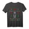 Lustiger Wikinger Weihnachts Sweater mit Skull, Valknut & Falalalala - Originelles Ugly Christmas Shirt für Wikinger-Fans und Weihnachten