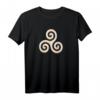 Keltische Triskele Knoten Triple Spirale T-Shirt - Geschenk für Wikinger, Germanen, Heiden und Liebhaber Nordischer Symbole
