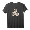 Keltische Triskele Knoten Triple Spirale T-Shirt - Geschenk für Wikinger, Germanen, Heiden und Liebhaber Nordischer Symbole