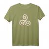 Keltische Triskele Knoten Triple Spirale T-Shirt - Geschenk für Wikinger, Germanen, Heiden und Liebhaber Nordischer Symbole